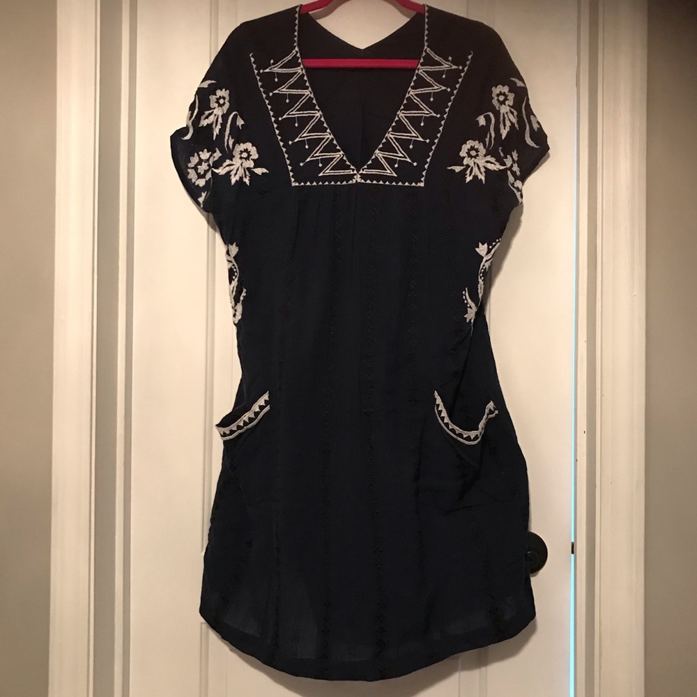 Lucky Brand embroidered dress